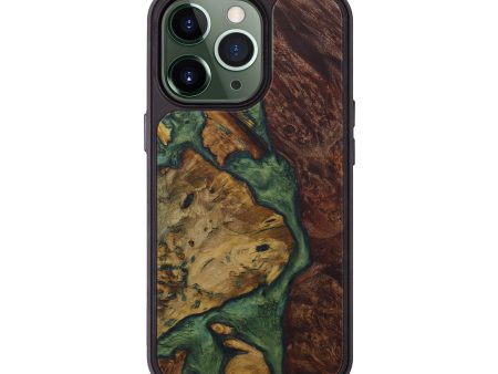 iPhone 13 Pro Wood+Resin Phone Case - Zollie (Mosaic, 573716) Discount