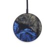 Circle Wood+Resin Wireless Charger - Bedford (Dark Blue, 568273) Sale