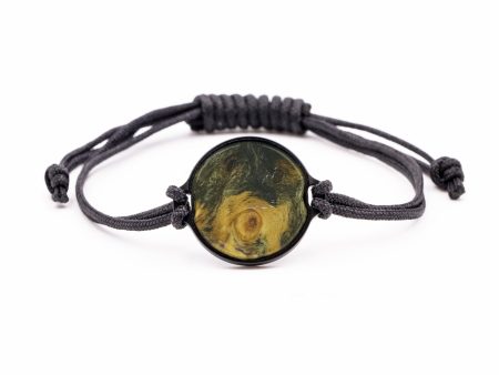 Circle Wood+Resin Bracelet - Dorotha (Mosaic, 573720) on Sale