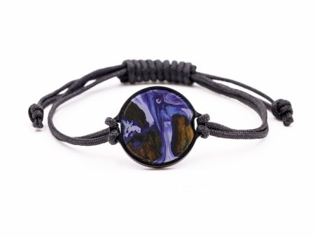 Circle Wood+Resin Bracelet - Precious (Mosaic, 573681) on Sale