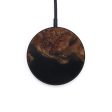 Circle Wood+Resin Wireless Charger - Wyatt (Pure Black, 569649) Fashion