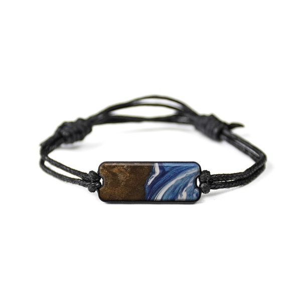 Classic Wood+Resin Bracelet - Annick (Light Blue, 573916) For Discount