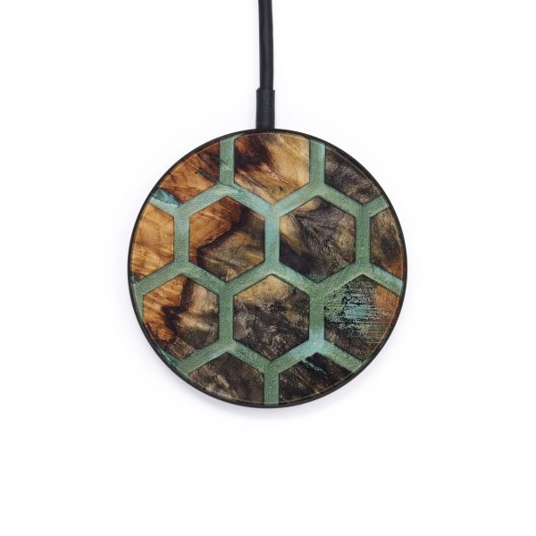 Circle Wood+Resin Wireless Charger - Sabah (Pattern, 569015) Online now