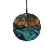 Circle Wood+Resin Wireless Charger - Sanjoy (Pattern, 574037) For Discount