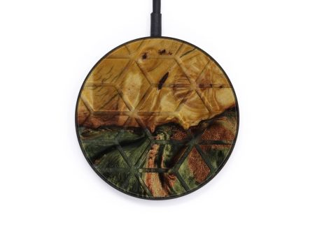 Circle Wood+Resin Wireless Charger - Tootsie (Tactile, 571332) on Sale