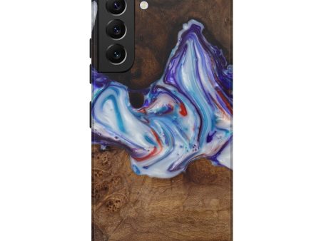 Galaxy S22 Plus Wood+Resin Live Edge Phone Case - Rudy (Purple, 573577) Online Sale