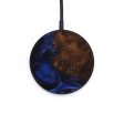 Circle Wood+Resin Wireless Charger - Annissa (Dark Blue, 571625) Discount