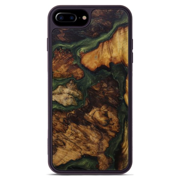 iPhone 8 Plus Wood+Resin Phone Case - Krier (Mosaic, 573153) Online now