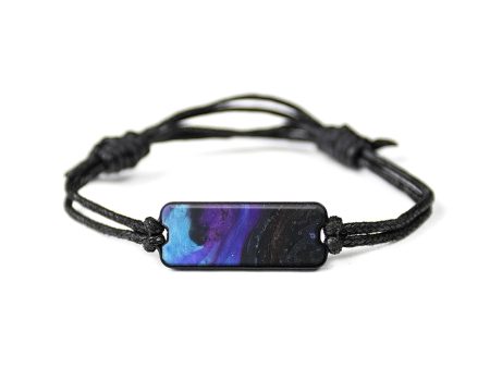 Classic Wood+Resin Bracelet - Burnice (Purple, 572557) For Discount