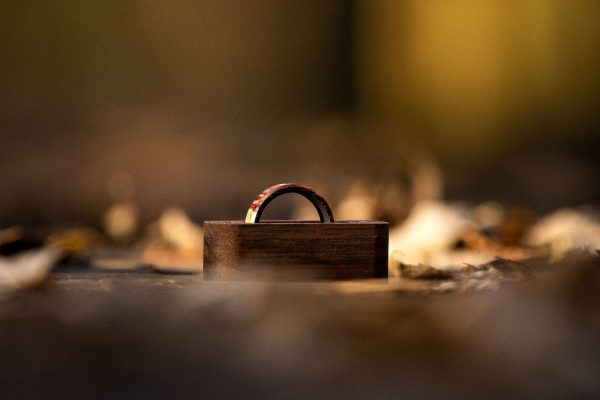 Solid Walnut Ring Box Supply