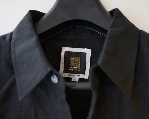 Cohiba Atmosphere Guayabera - Black For Cheap