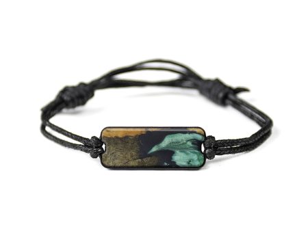 Classic Wood+Resin Bracelet - Annette (Dark Green, 568800) Cheap