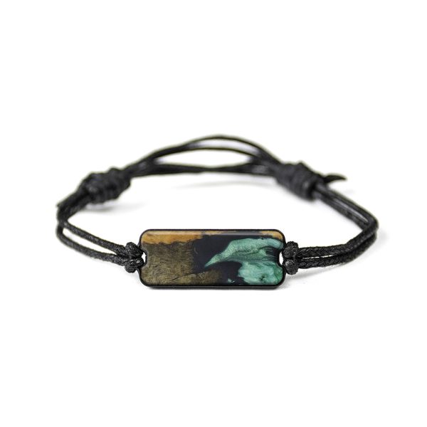 Classic Wood+Resin Bracelet - Annette (Dark Green, 568800) Cheap