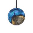 Circle Wood+Resin Wireless Charger - Maighdiln (Light Blue, 570039) Hot on Sale