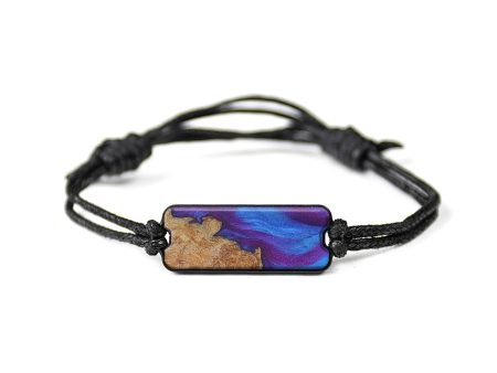 Classic Wood+Resin Bracelet - Dudley (Purple, 572646) For Cheap