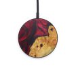 Circle Wood+Resin Wireless Charger - Marlen (Dark Red, 572368) Online