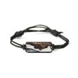 Classic Wood+Resin Bracelet - Debera (Black & White, 567235) Cheap