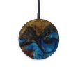 Circle Wood+Resin Wireless Charger - Kerry (Teal & Gold, 567837) Online Hot Sale