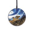 Circle Wood+Resin Wireless Charger - Netti (Light Blue, 572507) Online Hot Sale