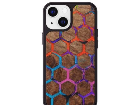 iPhone 13 mini Wood+Resin Phone Case - Maiga (Pattern, 566864) Discount