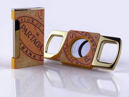 Partagas Cigar Cutter and Lighter Set Fashion