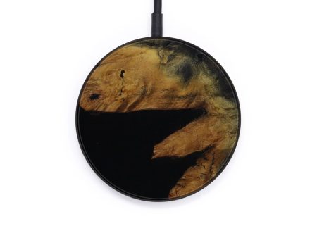 Circle Wood+Resin Wireless Charger - Rubie (Pure Black, 570696) Online now