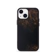 iPhone 13 mini Wood+Resin Phone Case - Libbi (Pure Black, 567394) Sale