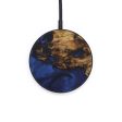 Circle Wood+Resin Wireless Charger - Lizabeth (Dark Blue, 569924) For Discount