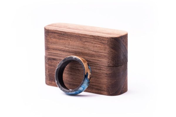 Solid Walnut Ring Box Supply