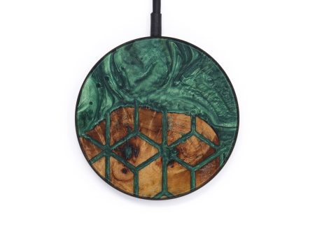 Circle Wood+Resin Wireless Charger - Farrell (Pattern, 566829) Online now