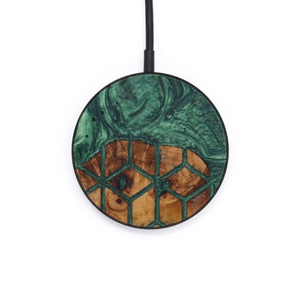 Circle Wood+Resin Wireless Charger - Farrell (Pattern, 566829) Online now