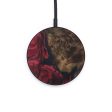 Circle Wood+Resin Wireless Charger - Altay (Dark Red, 570840) Online now