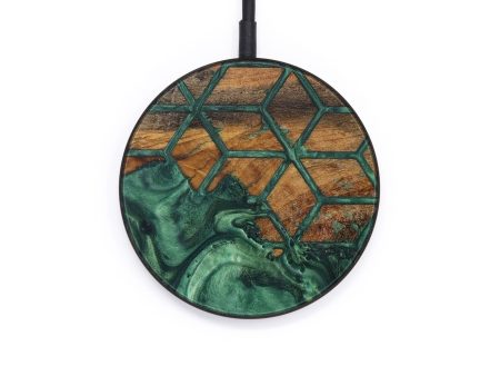 Circle Wood+Resin Wireless Charger - Tobe (Pattern, 566825) For Discount