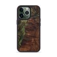 iPhone 13 Pro Wood+Resin Phone Case - Amon (Dark Green, 567100) Online Sale