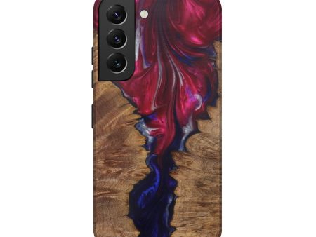 Galaxy S22 Wood+Resin Live Edge Phone Case - Juditha (Graffiti, 569311) Online