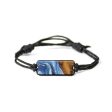 Classic Wood+Resin Bracelet - Caddie (Dark Blue, 568945) For Discount