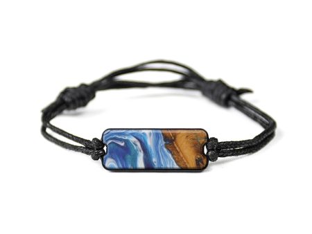 Classic Wood+Resin Bracelet - Caddie (Dark Blue, 568945) For Discount