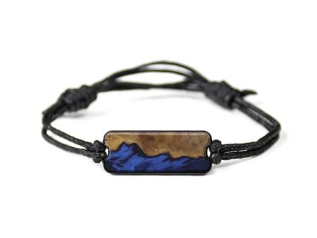 Classic Wood+Resin Bracelet - Audie (Dark Blue, 567303) Sale