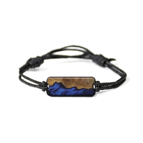 Classic Wood+Resin Bracelet - Audie (Dark Blue, 567303) Sale