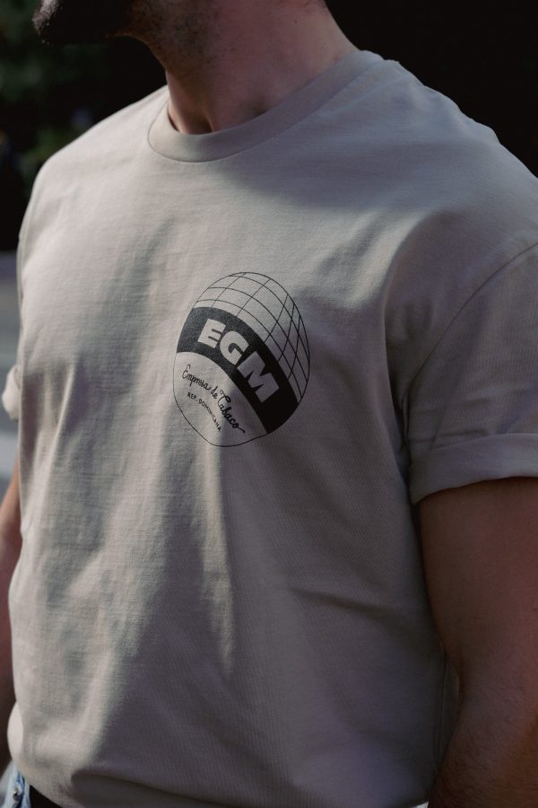 EGM GLOBE T-SHIRT - DESERT SAND Online