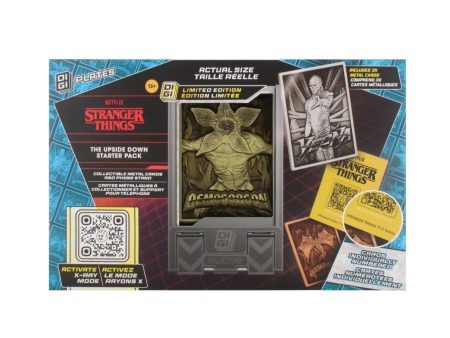 Stranger Things Digiplate Starter Pack: Three Metal Plates with Display and Interchangeable Phone Stand For Sale