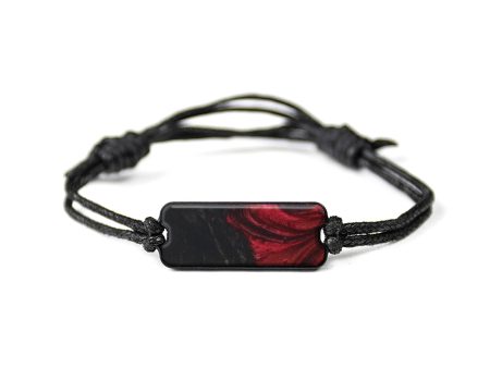 Classic Wood+Resin Bracelet - Alex (Dark Red, 567468) Fashion