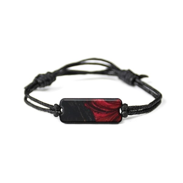 Classic Wood+Resin Bracelet - Alex (Dark Red, 567468) Fashion