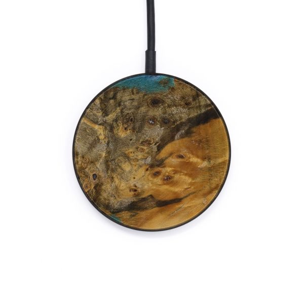 Circle Burl Wood Wireless Charger - Brian (Buckeye Burl, 568971) on Sale