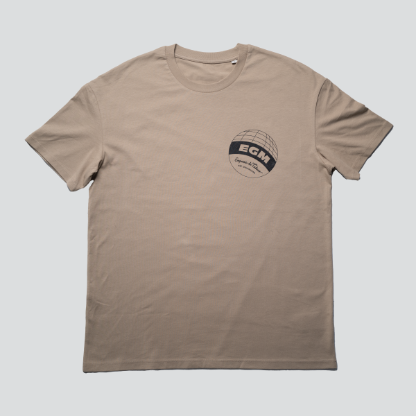 EGM GLOBE T-SHIRT - DESERT SAND Online