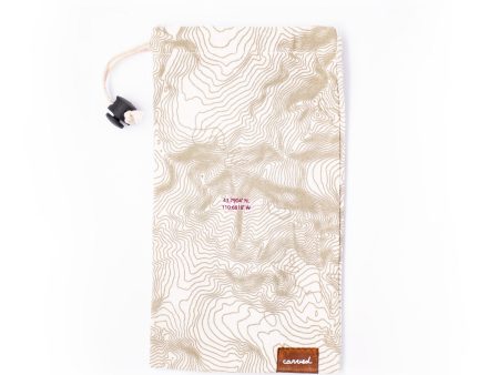 Topographical Canvas Bag Discount