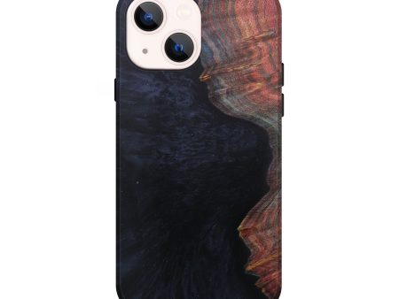 iPhone 13 Wood+Resin Live Edge Phone Case - Sukhwant (Pure Black, 569317) on Sale