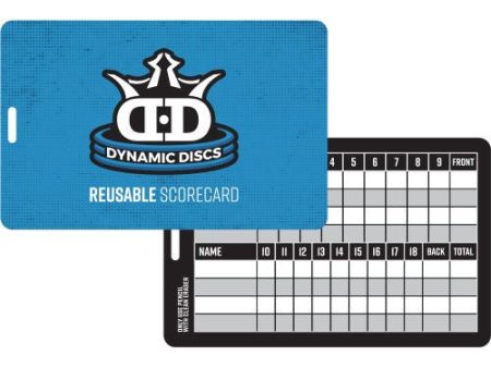 Disc Golf Reusable Scorecard Supply