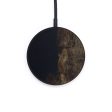 Circle Wood+Resin Wireless Charger - Yolande (Pure Black, 567767) Cheap