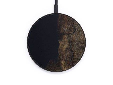 Circle Wood+Resin Wireless Charger - Yolande (Pure Black, 567767) Cheap